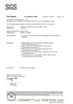 SGS TEST REPORT